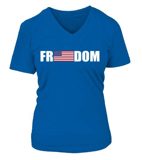 Tactical Pro Supply Freedom Flag Men s American Pa Women's V-Neck T-shirt