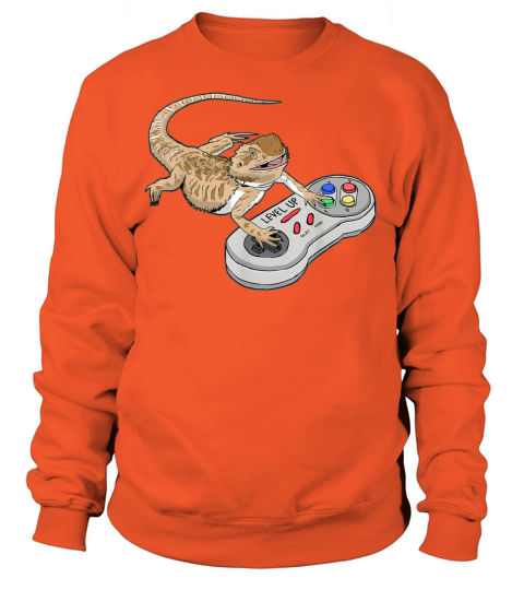 Bearded Dragon Playing Video Game Reptiles P 850 Women's Sweatshirt