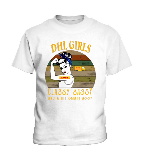 DHL girls classy sassy and a bit smart assy vintage Kids T-Shirt