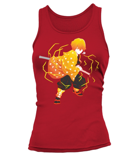 Anime Demon Slayer Kimetsu no Yaiba Zenitsu Lightn Women's Tank Top