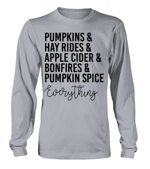 Pumpkin - Everything Fall Women's Long Sleeve
