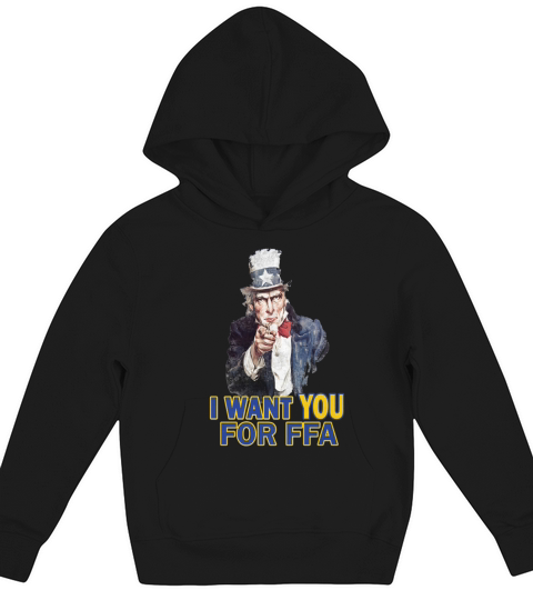 i want you for ffa Kids Hoodie