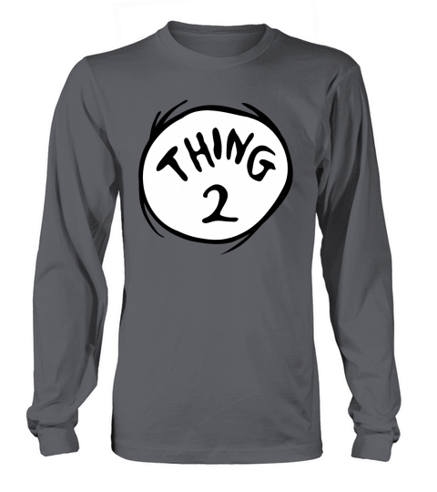 Dr. Seuss Thing 2 Emblem Long sleeved Unisex