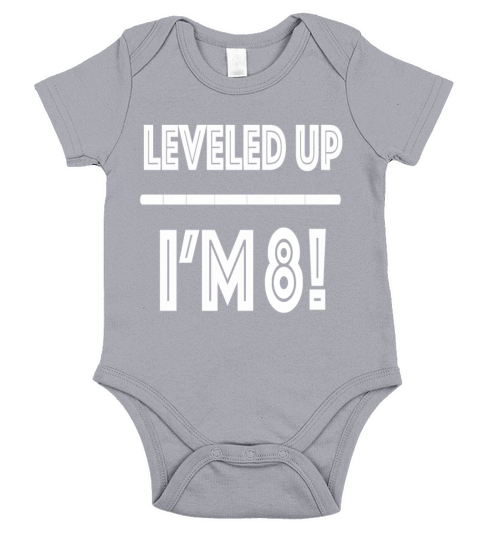 Leveled Up I m 8 Short Sleeve Baby One-Piece