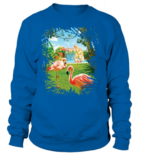 Pink Flamingo Paradise Women's Sweatshirt