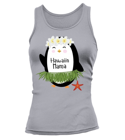 Hawaiin Mama Penguin Luau - For Women Women's Tank Top