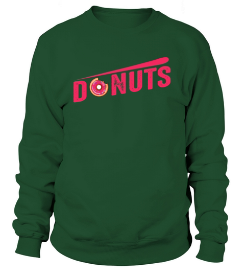 Donuts Sweets Sugar Food Delicious Eat Baking Bake Women's Sweatshirt