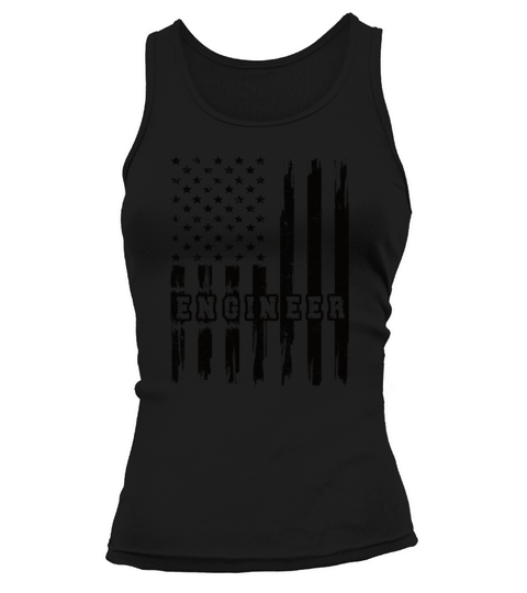 Engineer US Flag Engineering Student Graduation Tank top Woman