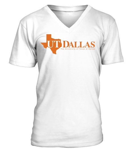 Simple Logo University Of Texas Dallas 2020 V-Neck T-shirt