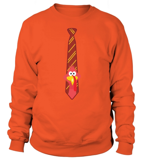 Funny Thanksgiving Turkey Tie for Men Pilgrim Hat Women's Sweatshirt