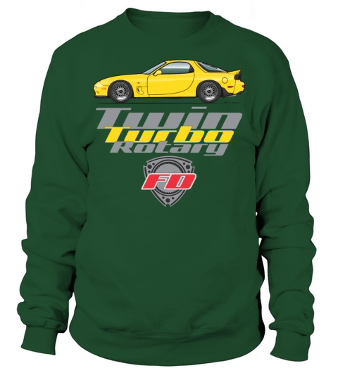 Twin Turbo Rotary Yellow Sweatshirt Unisex