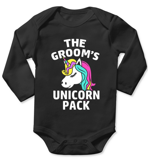 LGBT Pride Gay Bachelor Party Unicorn Pack Long Sleeve Baby One-Piece