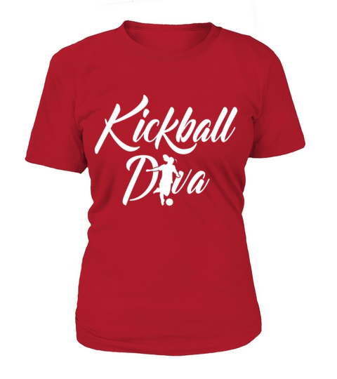 Kickball Player Diva Kick Ball Squad Team design Women's T-Shirt