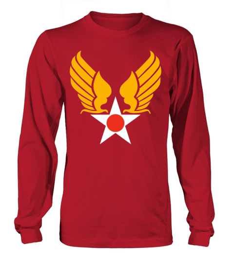 United States Army Air Corps wings Men's Long Sleeve