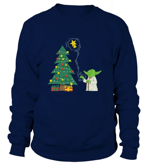 Yoda Use Force For Christmas Jedi Women's Sweatshirt