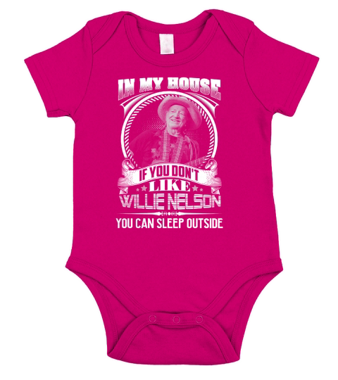 CS-Willie Nelson Short Sleeve Baby One-Piece