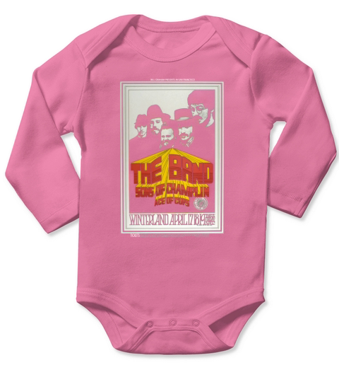 The Band Poster Fan Long Sleeve Baby One-Piece