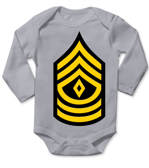 Sergeant Long Sleeve Baby One-Piece