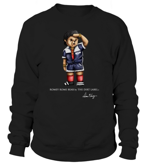 Romey Rome Bear By The Dirt Label Signature Sweatshirt Unisex