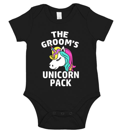 LGBT Pride Gay Bachelor Party Unicorn Pack Short Sleeve Baby One-Piece