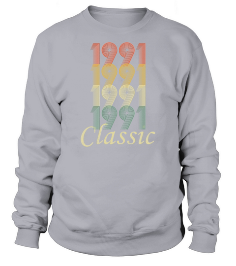 30th Birthday Vintage 1991 Gift Men's Sweatshirt