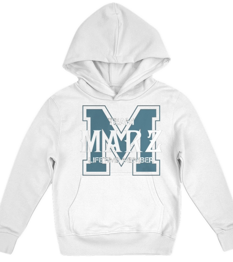 MARZ Shirts - Team MARZ Lifetime Member Name Shirts Kids Hoodie
