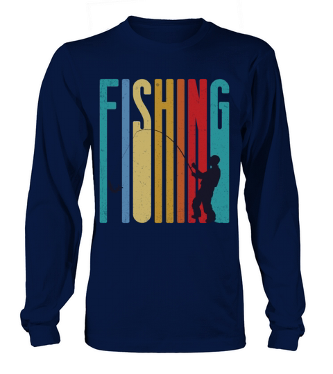 Retro Fly Fishing Bass Fisherman Fish Lover Gift Women's Long Sleeve