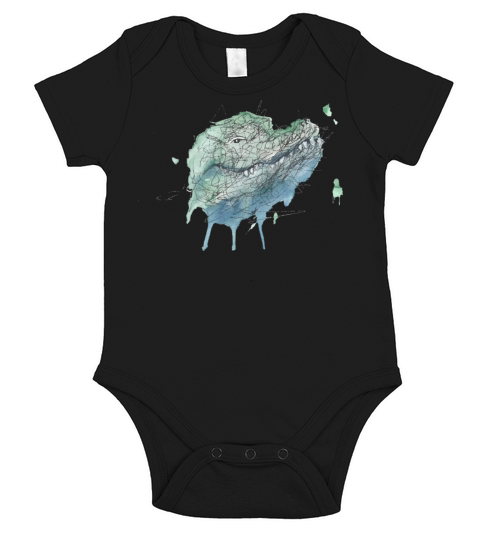Crocodile Short Sleeve Baby One-Piece
