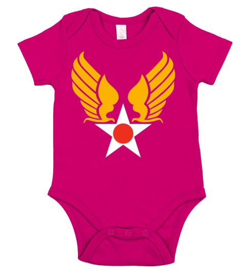 United States Army Air Corps wings Short Sleeve Baby One-Piece