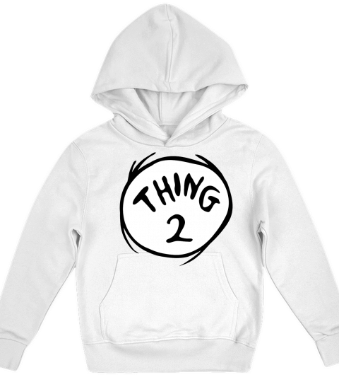 Dr. Seuss Thing 2 Emblem Kids Hoodie