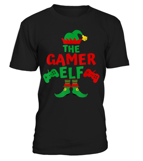 Gamer Elf Matching Family Shirts Christmas Party P Men's T-Shirt