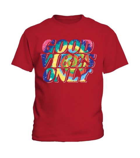 Good Vibes Only Rainbow Lives Good Kids T-Shirt