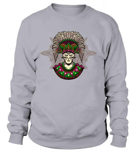 Aztec Inca Maya Culture Art Skull Warrior Women's Sweatshirt