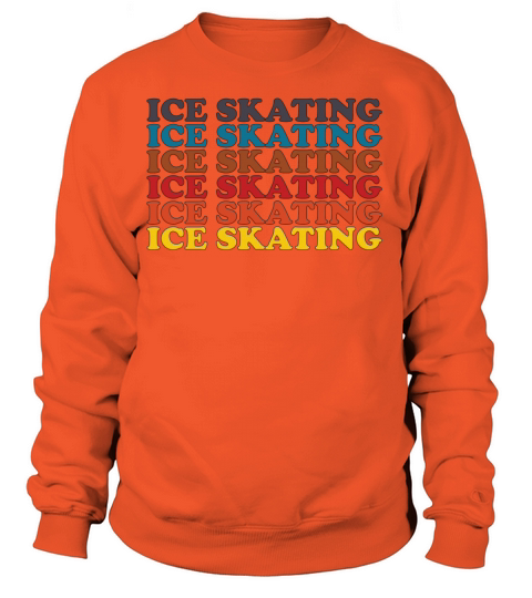 Ice Skating Repeat plain retro Women's Sweatshirt