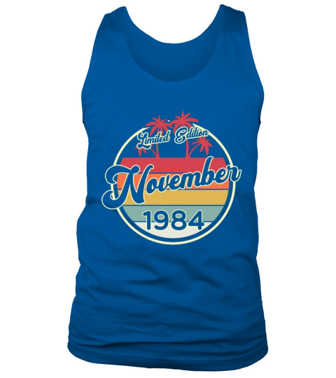 Vintage 80s November 1984 35th Birthday Gift Idea Men's Tank Top