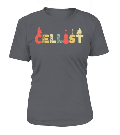 Retro Cello Vintage Cellist Violoncello T-Shirt Woman