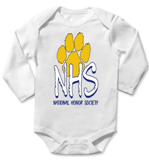 National Honors Society Long Sleeve Baby One-Piece
