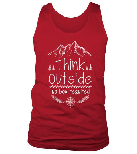 Think Outside camping hiking climbing Men's Tank Top