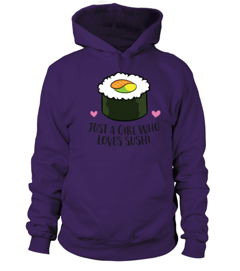 Just a Girl Who Loves Sushi Japanese Sushi Lover Women's Hoodie