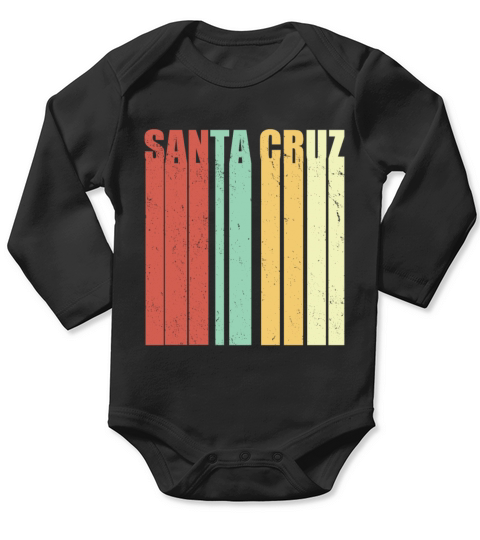 Santa Cruz Vintage Long Sleeve Baby One-Piece