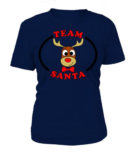team santa reindeer male Women's T-Shirt