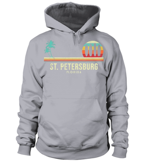 Florida St Petersburg Vintage Souvenir Men's Hoodie
