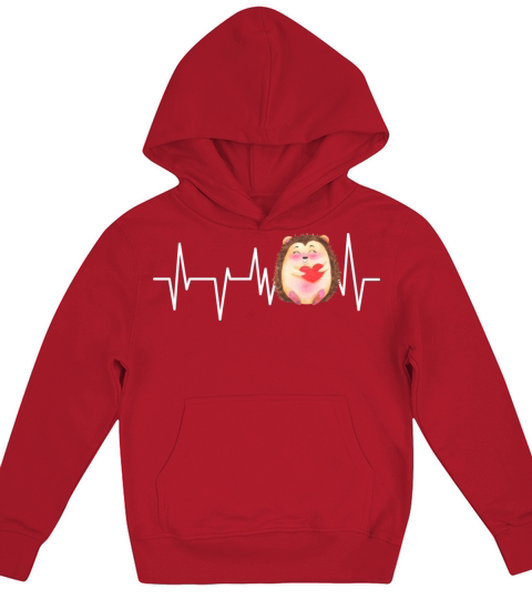 Funny Hedgehog Cute Animal Pet Hedgie Fun Lovers Kids Hoodie