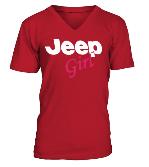Jeep Girls T Shirt V-Neck T-shirt