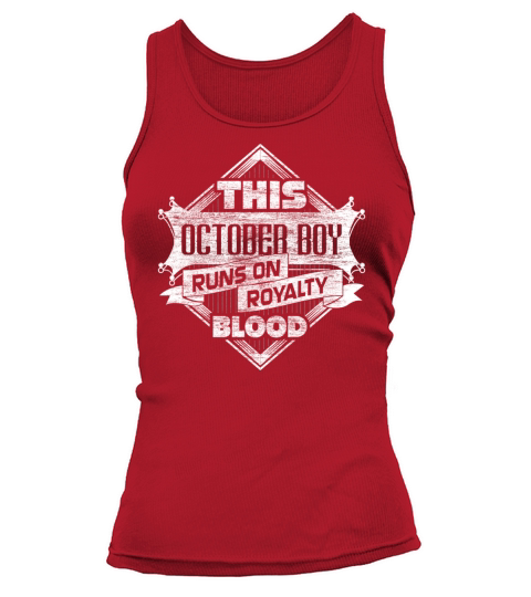 October Birthday Kings Octoberboy Gift Women's Tank Top