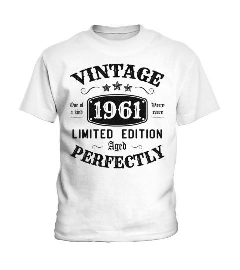 Vintage 1961 Limited Edition Aged Perfectly Kids T-Shirt