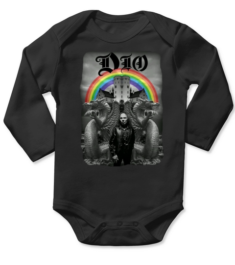 Ronnie James Dio Forever Long Sleeve Baby One-Piece