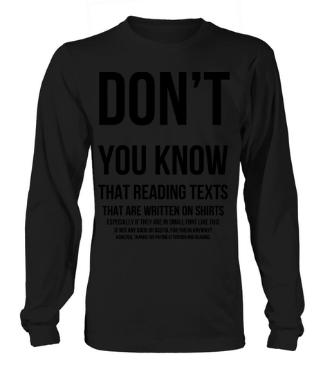 The More You Know Women's Long Sleeve