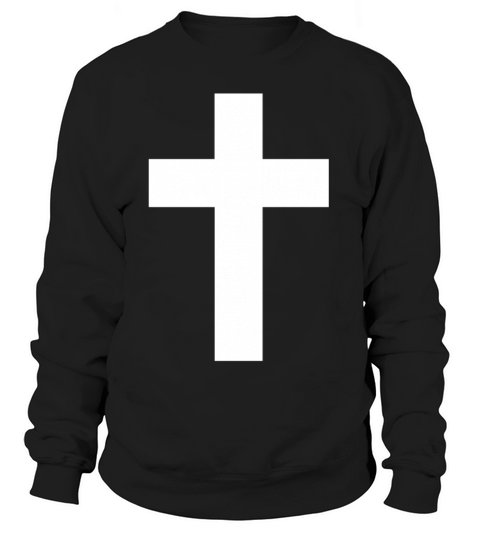 White Cross T-Shirt Women's Sweatshirt
