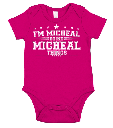Micheal Short Sleeve Baby One-Piece